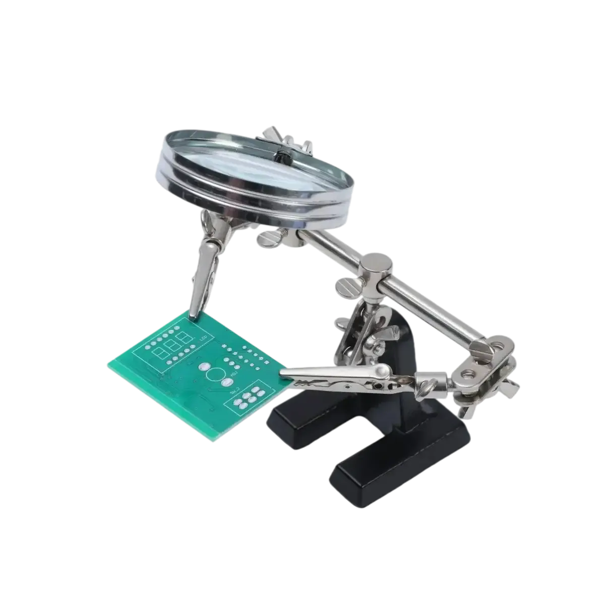 Zhongdi ZD-10D loupe d’atelier avec pinces crocodile et base lestée