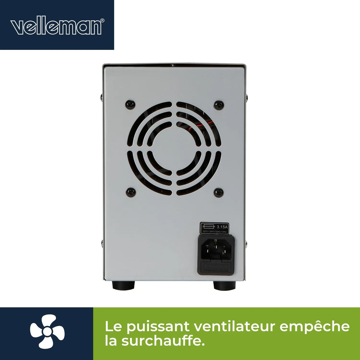 Velleman GP alimentation de laboratoire 0-30V 5A réglable