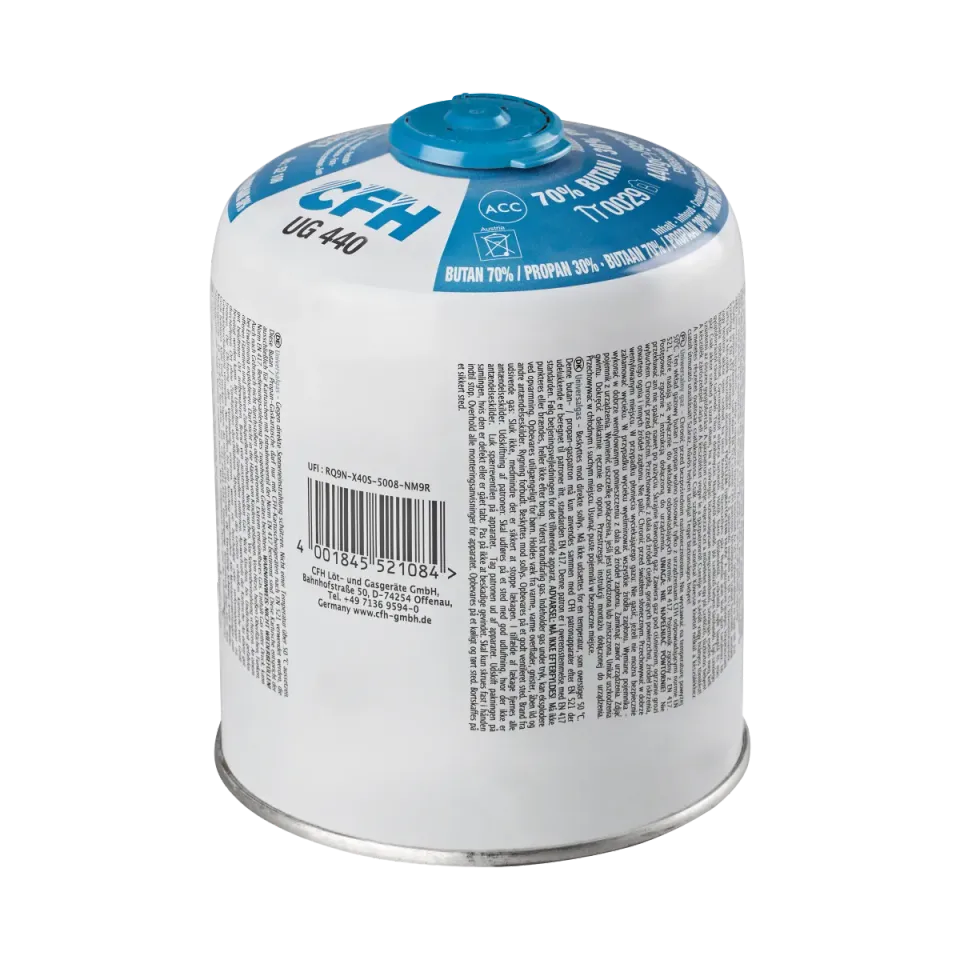CFH UG 440 cartouche de gaz 440 g raccord vissé