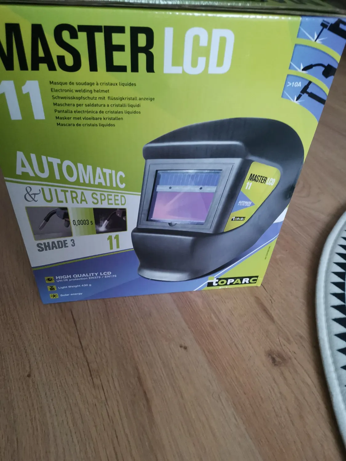 GYS MASTER 11 masque de soudage LCD teinte 11 noir