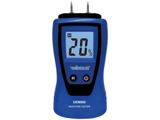 Velleman GP Series humidimètre matériaux LCD 5 à 90 % avec pile 9 V