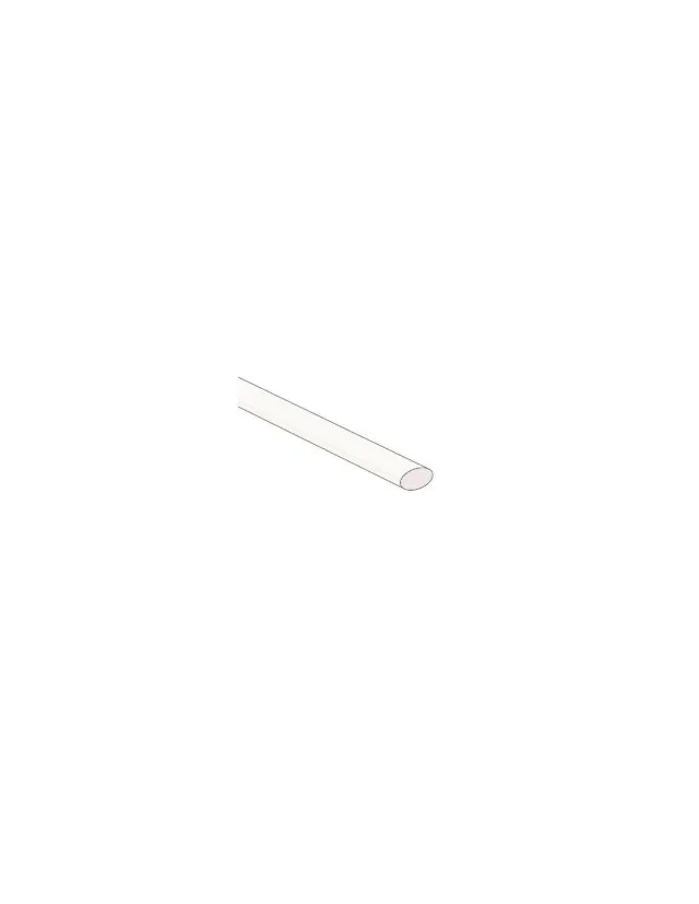 Velleman GP Series STB48B gaine thermorétractable transparente 4,8 mm, sans halogène
