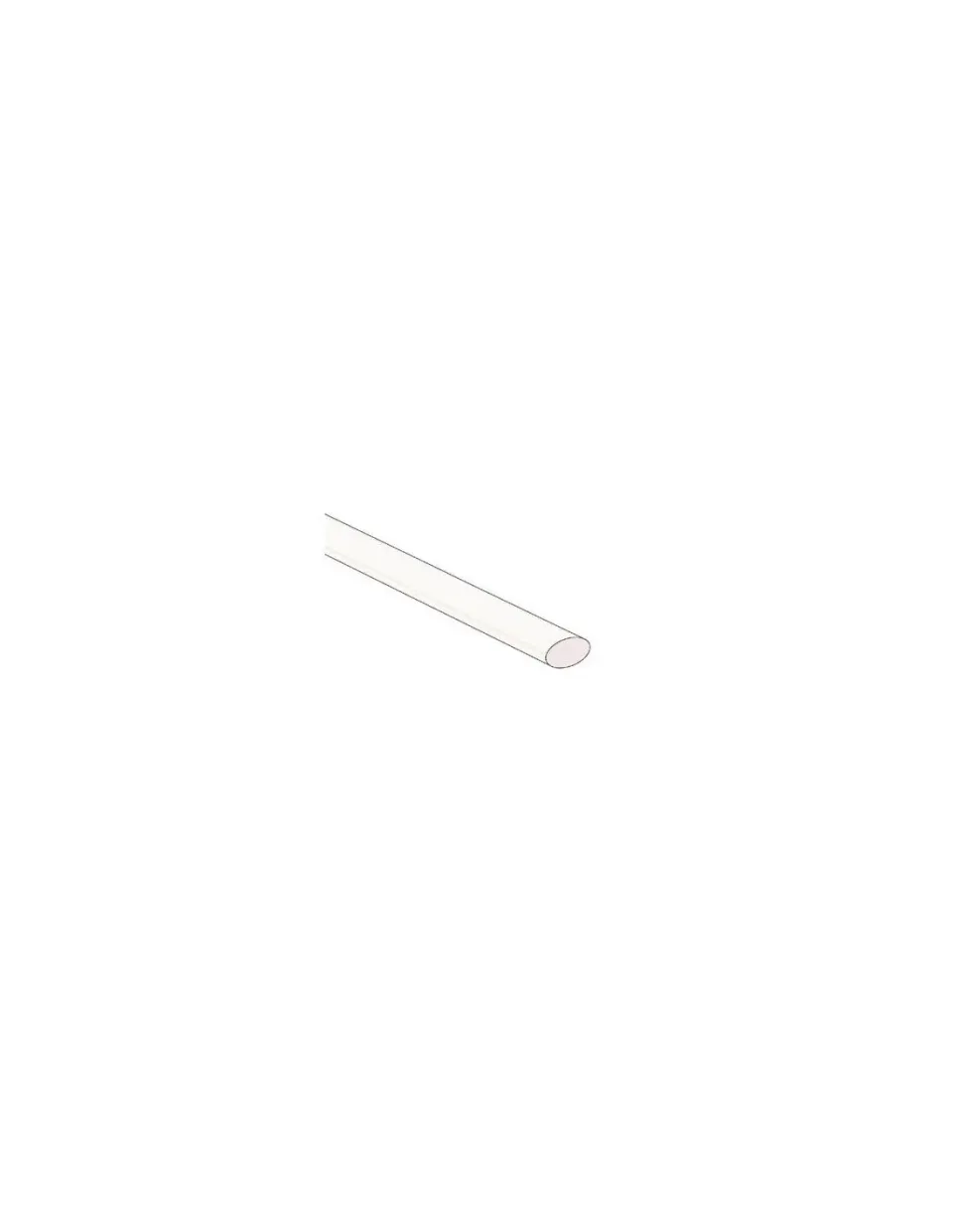 Velleman GP Series STB48B gaine thermorétractable transparente 4,8 mm, sans halogène