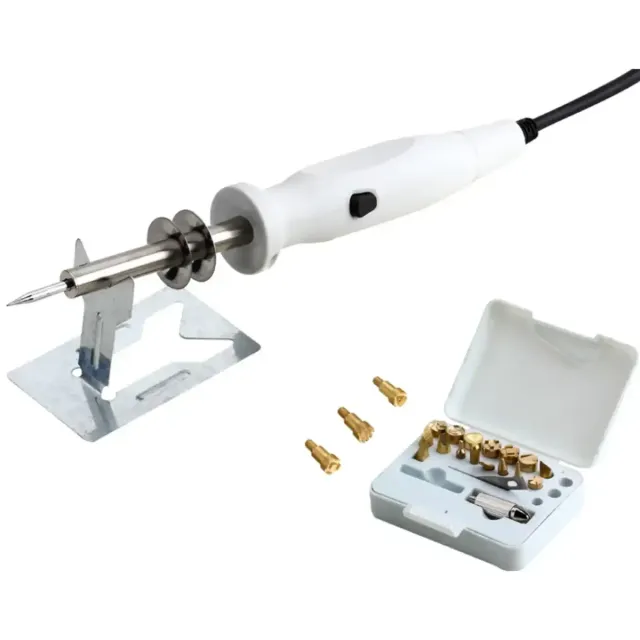 Zhongdi ZD-725B pyrograveur bois 25/50 W avec 21 pointes
