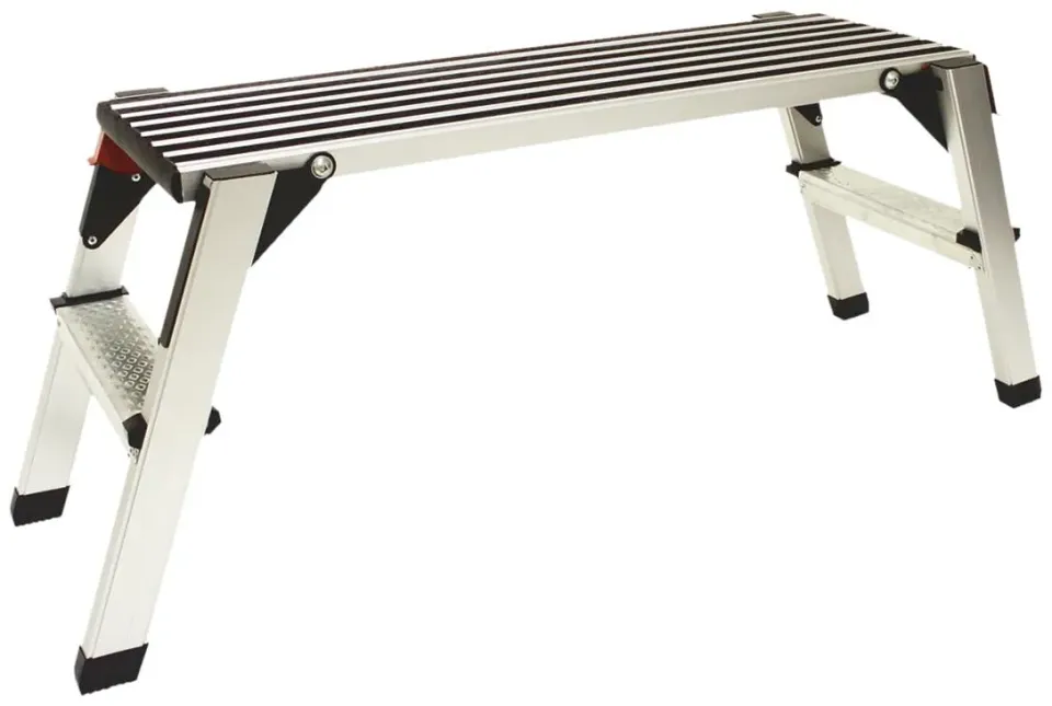 GYS marche-pied pliable aluminium pour atelier