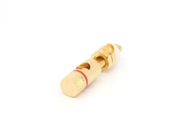 Velleman GP Series connecteur haut-parleur doré rouge