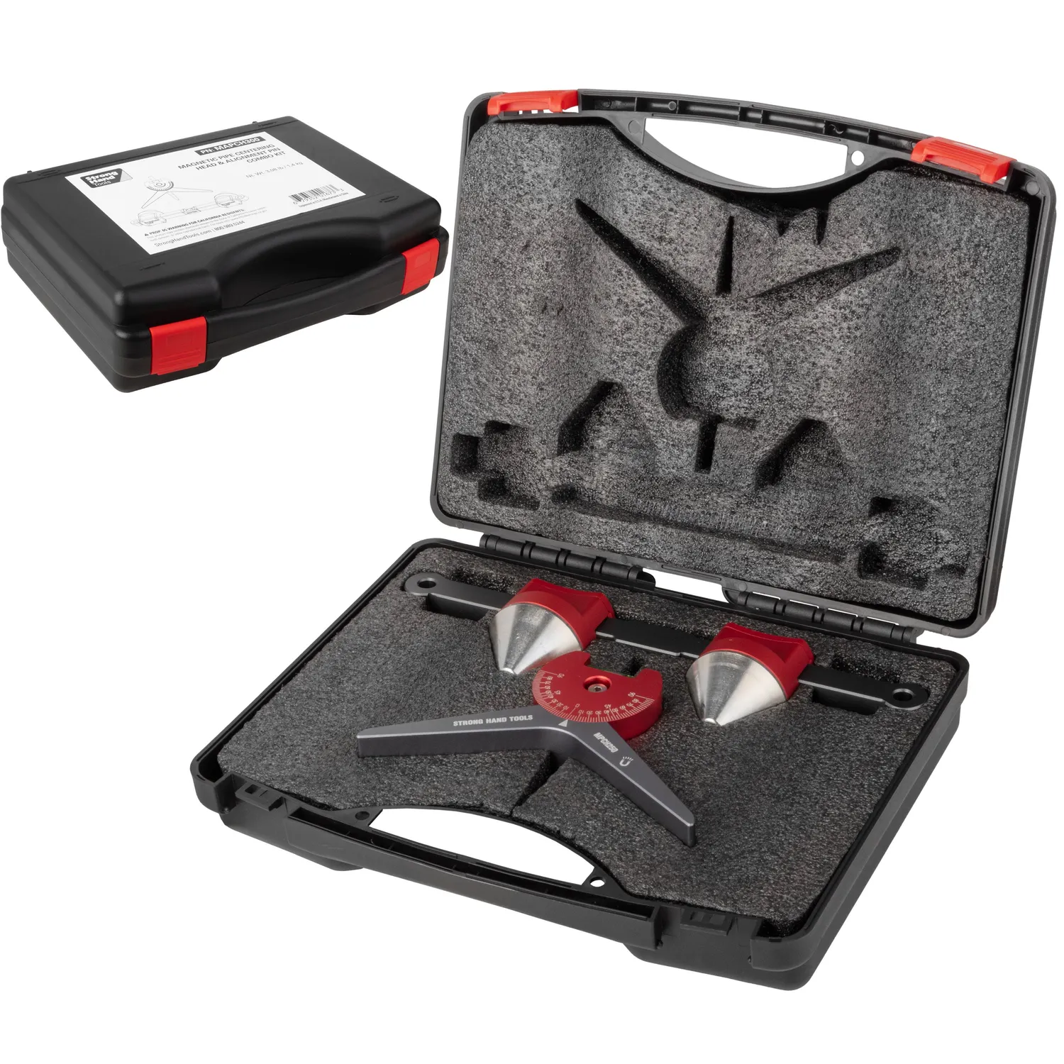 Strong Hand Europe MPCH250 tête de centrage magnétique kit combo