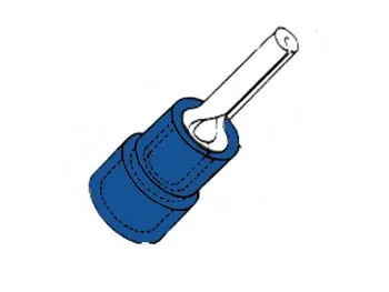 Velleman GP Series cosse femelle cylindrique bleue 1,9 mm, 10 pièces