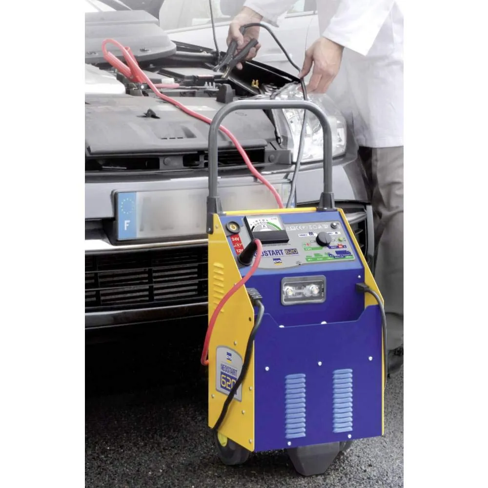 GYS 420 NEOSTART chargeur-démarreur 12/24 V sur roues