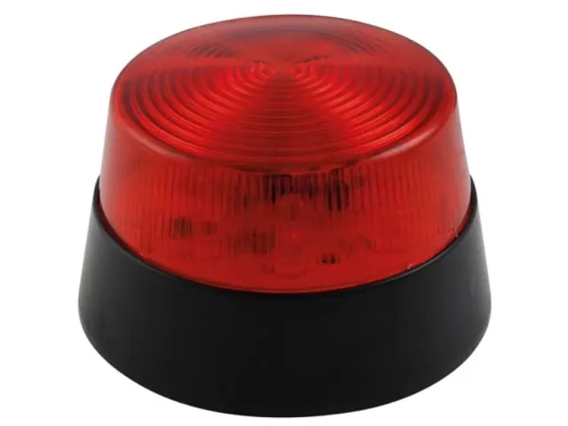 Velleman Edge Lit feu clignotant LED rouge 12 V 77 mm intérieur