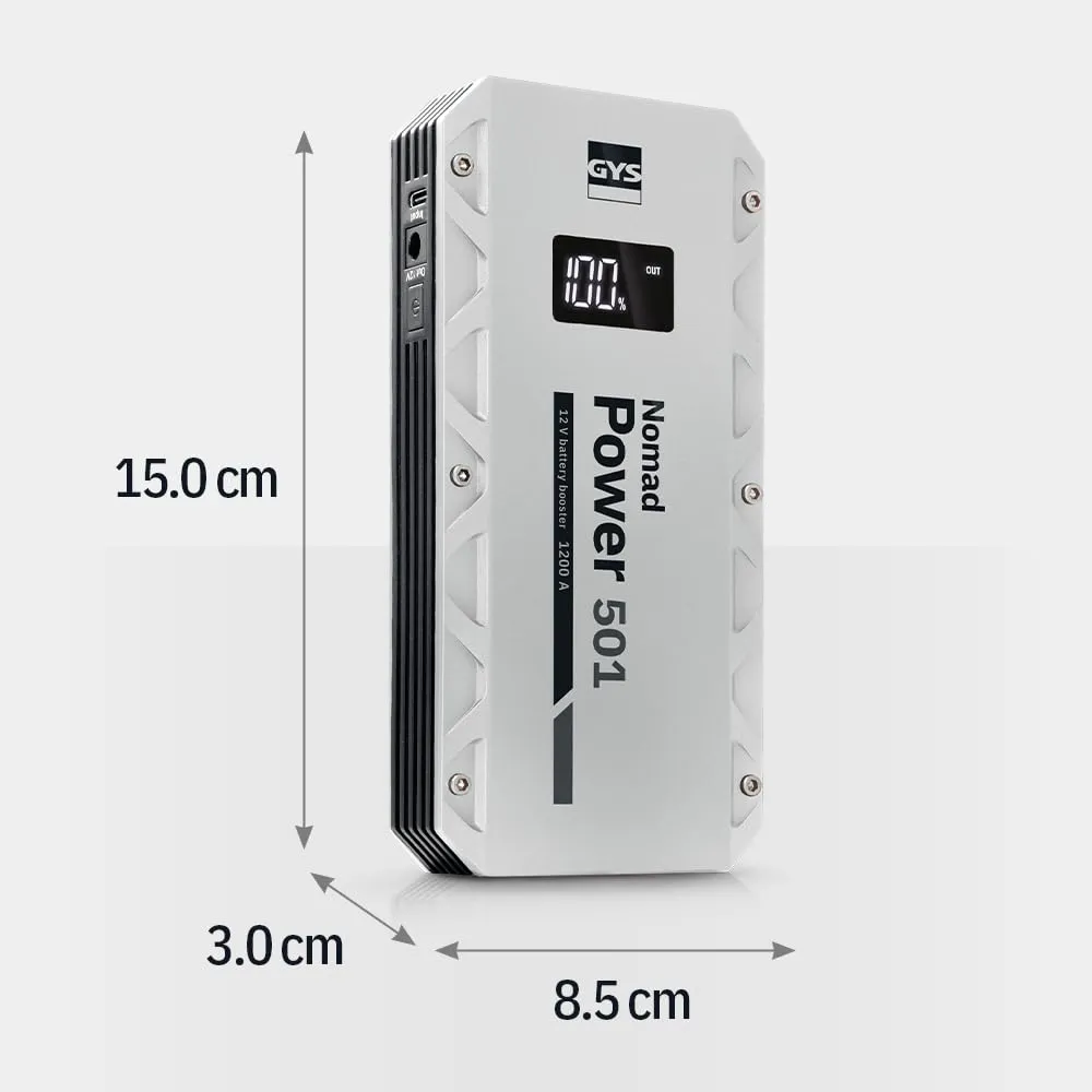 GYS Nomad Power 501 booster 12 V 5,25 Ah compact