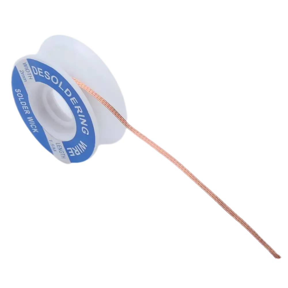 Zhongdi ZD-180 tresse à dessouder cuivre 2,0 mm 1,5 m