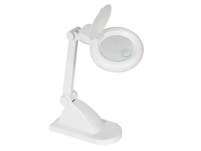 Velleman VTLLAMP lampe-loupe 12 W blanche, grossissement 1,75× et 4×