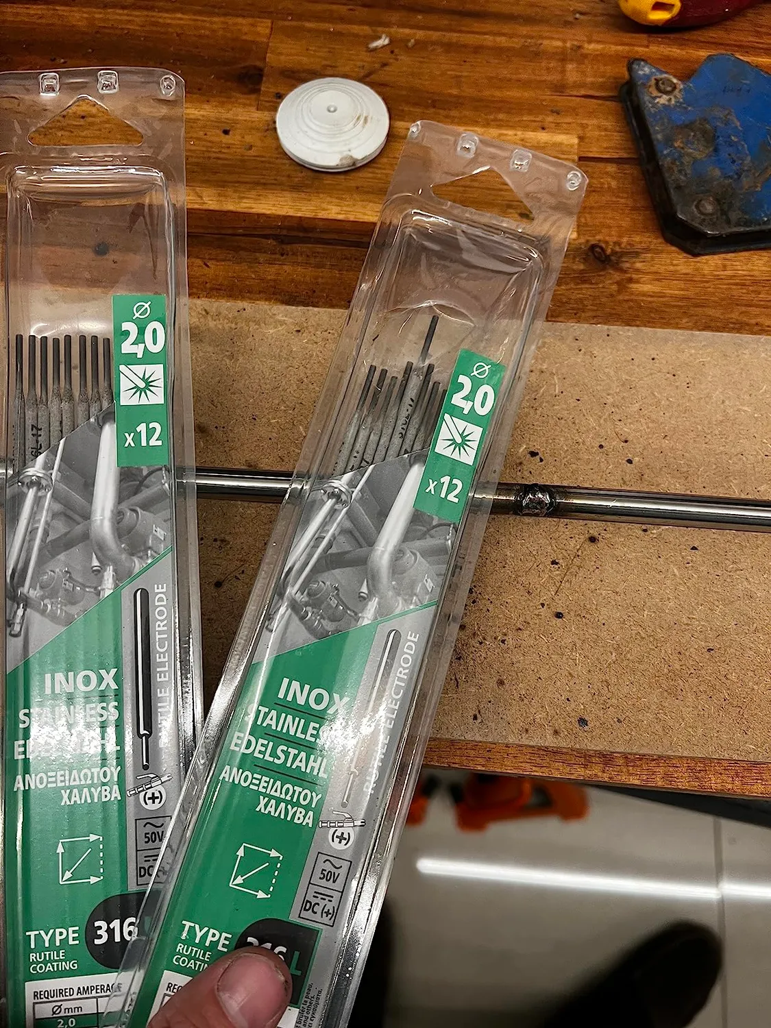 GYS E316L électrodes soudage inox Ø2,0 mm blister 12