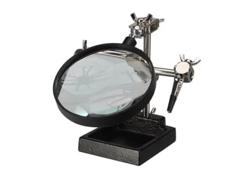 Velleman VTLLAMP Series troisième main avec loupe 1,75× éclairée