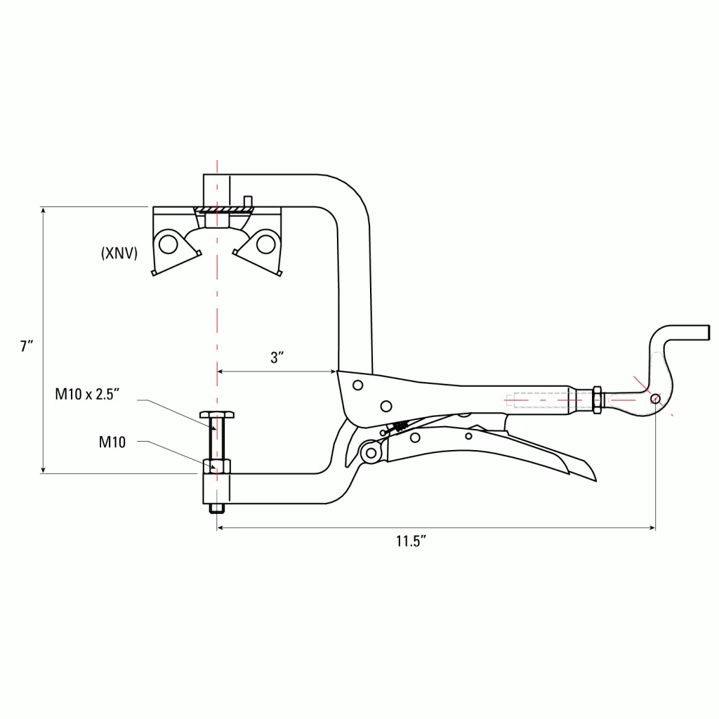 Strong Hand Europe Large Diameter Pipe Pliers pince à tuyau jusqu’à 6″