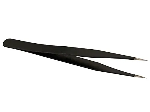 Velleman GP pince antistatique de précision 11,8 cm, pointe courbée