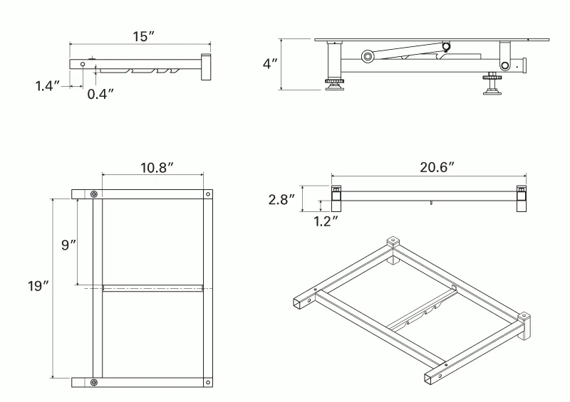 Strong Hand Europe FixturePoint table soudage portable 16 mm