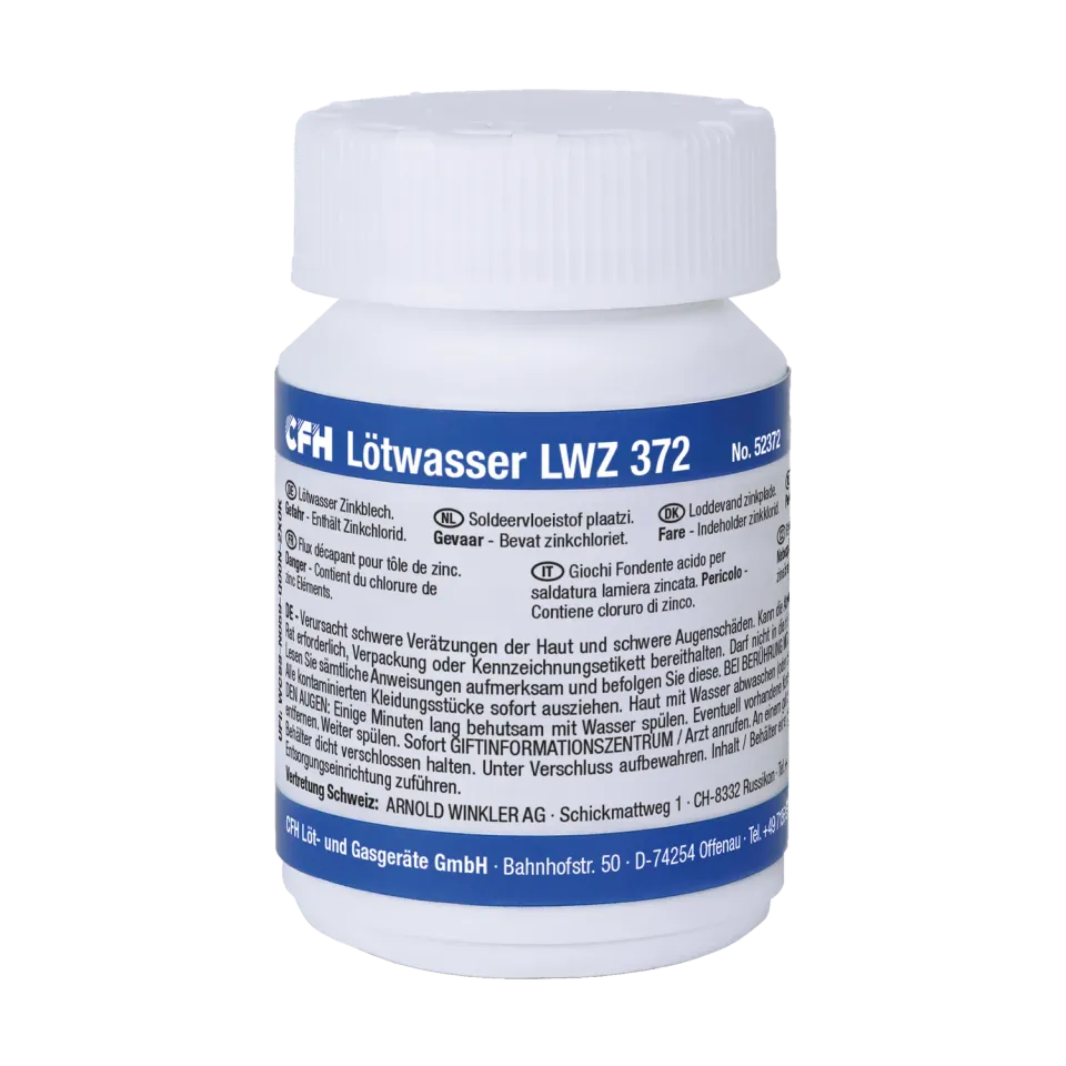 CFH LWZ 372 eau à souder pour zinc 100 g