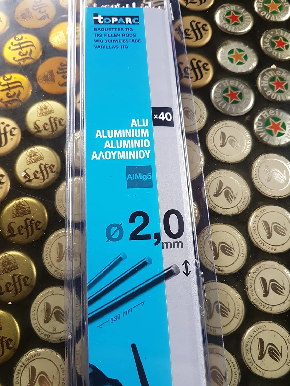 GYS AlMg5 ER5356 baguettes TIG aluminium 2 mm 40 pièces