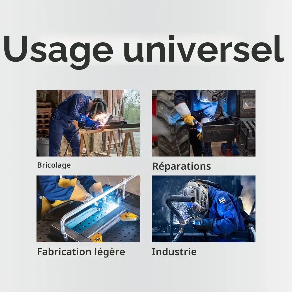 GYS fil plein acier G3Si1 ER70S-6 Ø 1 mm, bobine 15 kg