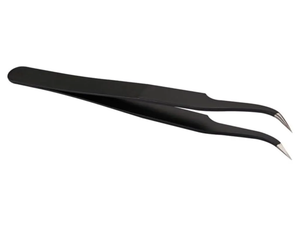 Velleman GP pince antistatique de précision 11,8 cm, pointe courbée