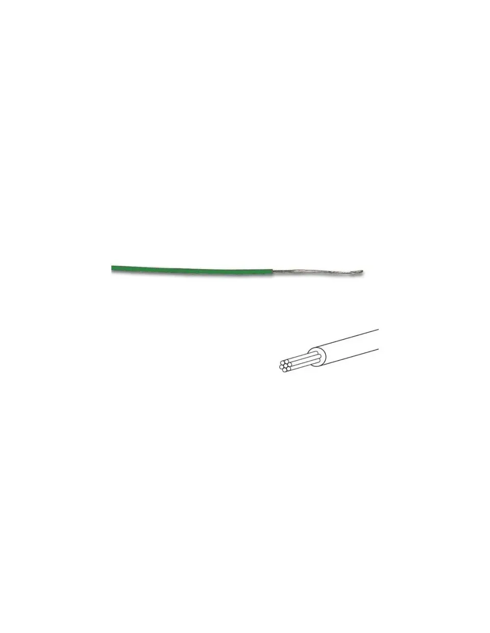 Velleman GP Series Mowg fil de montage vert 100 m