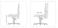 FTM Technologies Chaise ESD économique chaise antistatique tissu conducteur