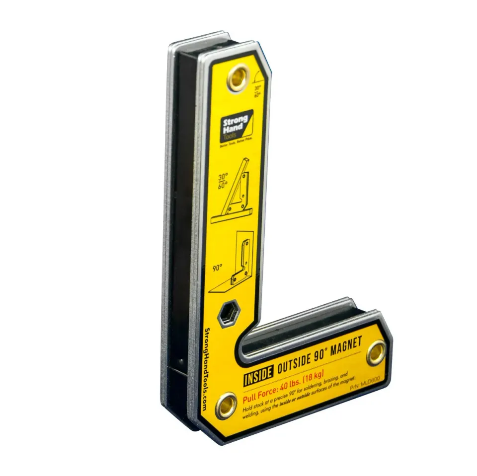 Strong Hand Inside Outside Angle Magnets aimant d’angle fixe 5 po