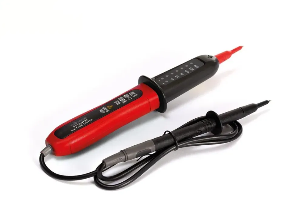 Velleman testeur de tension bipolaire 12-400 V LED noir-rouge