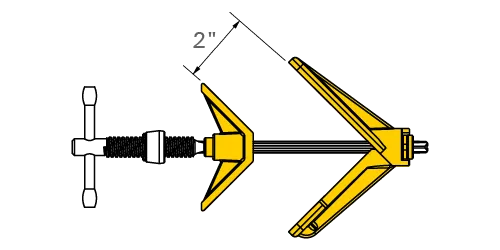 STRONG HAND EUROPE Portable 3-Axis Clamp Kit kit de bridage 3 axes portable