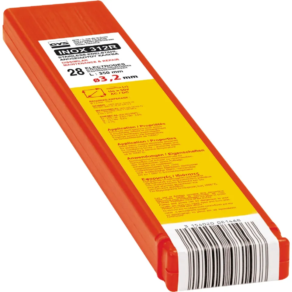 GYS E312 électrodes enrobées Ø 3,2 mm x28 semi-basique