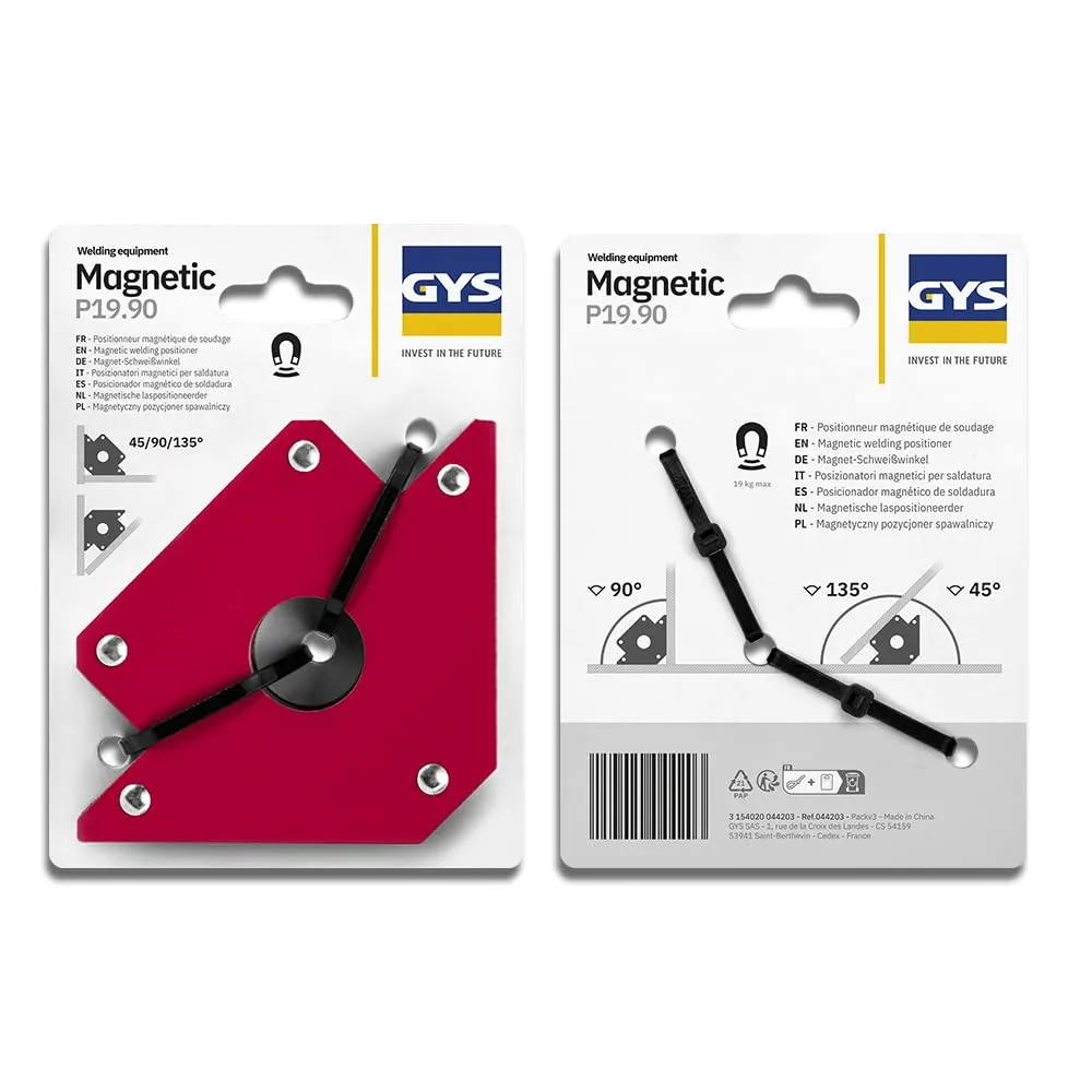 Toparc positionneur magnétique 19 kg 45/90/135°