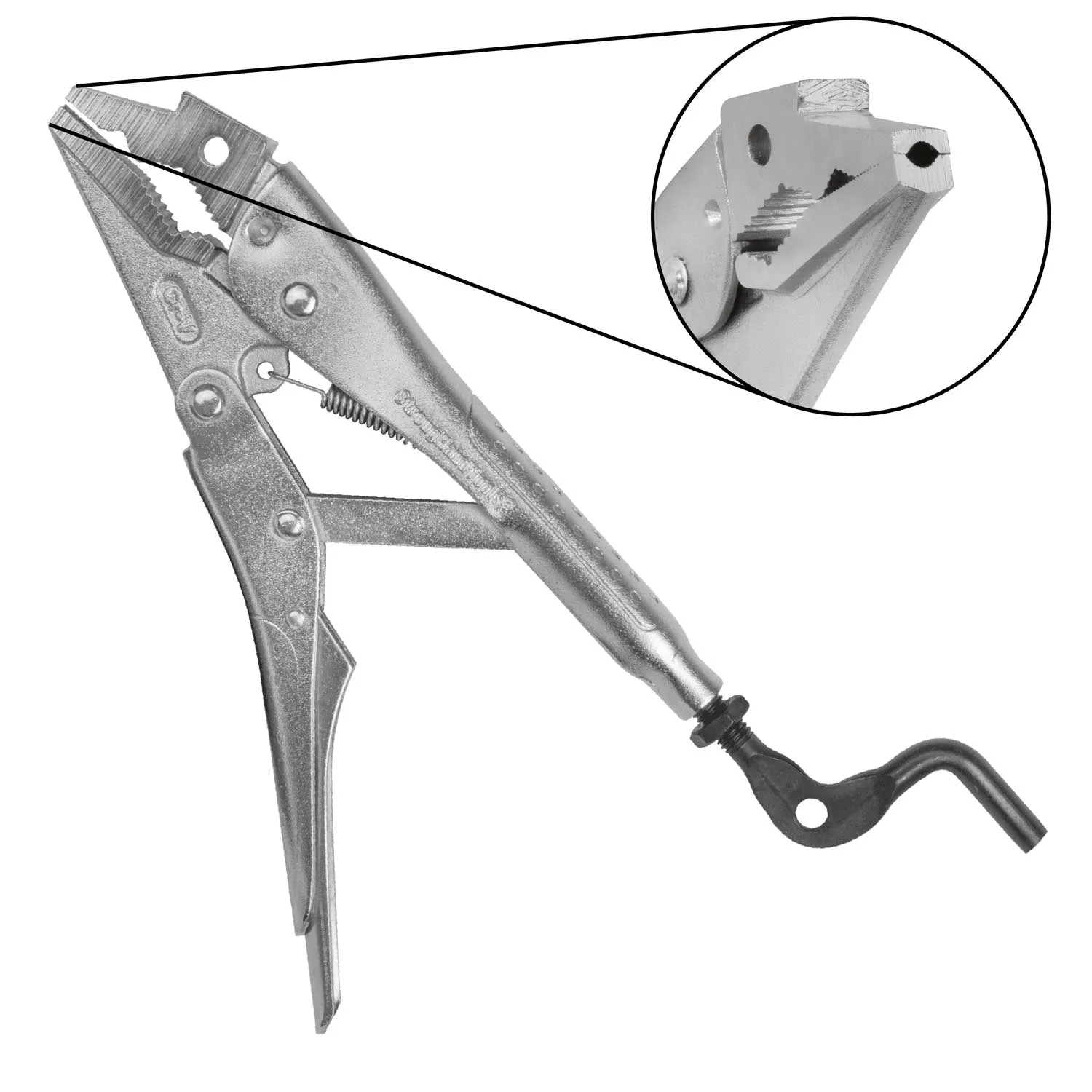 STRONG HAND EUROPE Extractor PBX710 pince-étau 7 pouces à mâchoire crantée