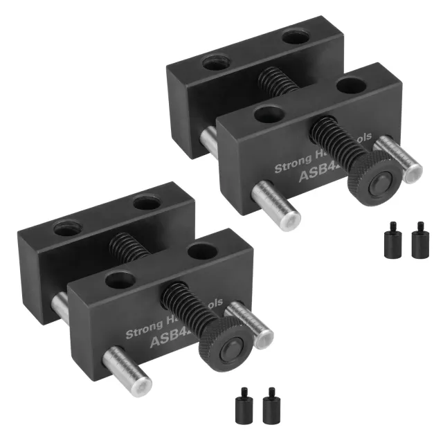 STRONG HAND EUROPE Adjustable Stop Block butée réglable 2 pièces, course 60 mm