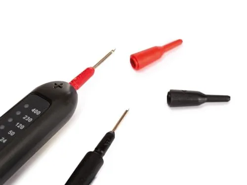 Velleman testeur de tension bipolaire 12-400 V LED noir-rouge
