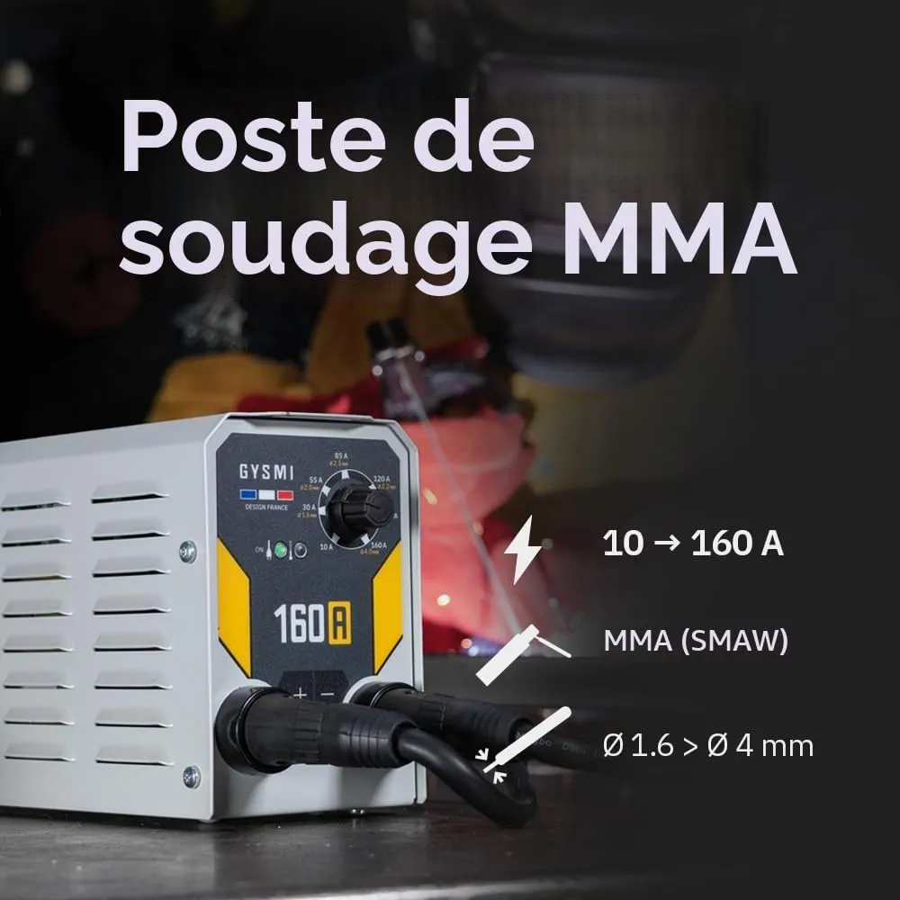 GYS GYSMI 160A poste à souder MMA 160 A 230 V