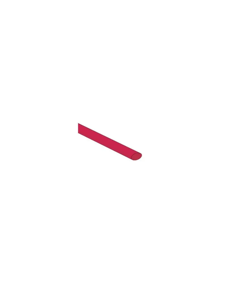 Velleman GP Series STB64R gaine thermorétractable rouge 6,4 mm x 50 ignifuge