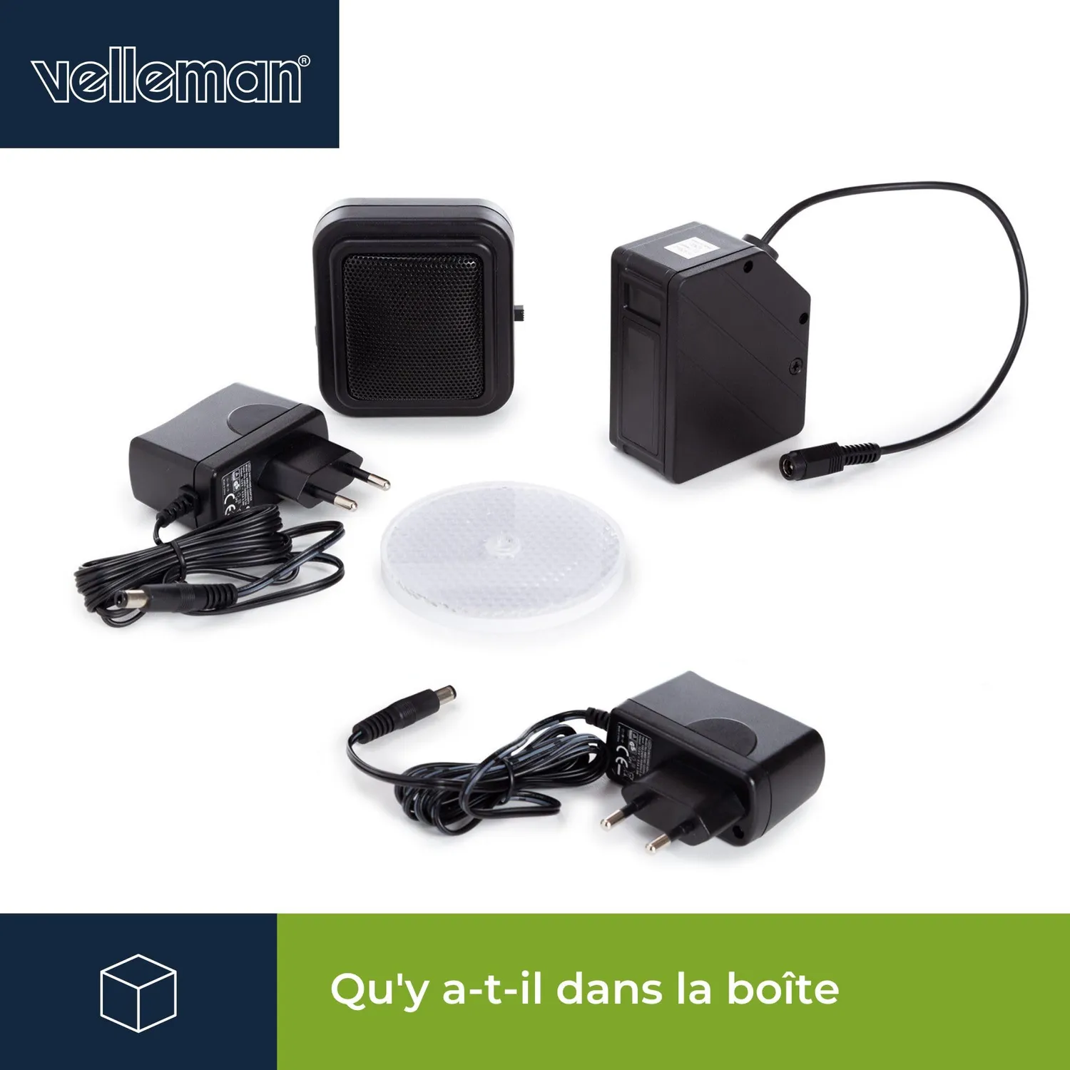 Velleman barrière infrarouge sans fil 7 m IP44 détecteur