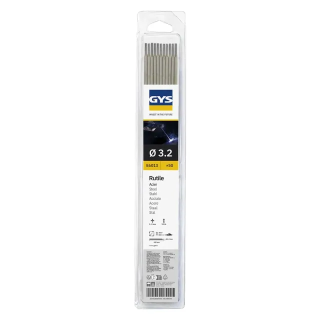 GYS électrodes rutiles E6013 Ø 3,2 mm 50 pièces