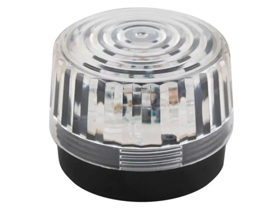 Velleman Edge Lit feu clignotant LED 100 mm 12 V blanc