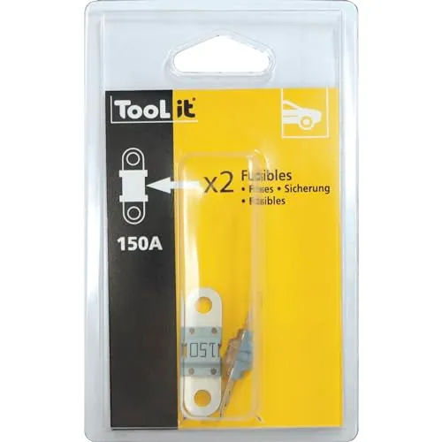 GYS fusibles 150 A M5, lot de 2 à connexion vissée