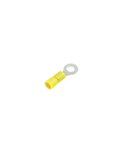 Velleman GP FYO4 borne à anneau jaune 4,3 mm lot de 10 à sertir