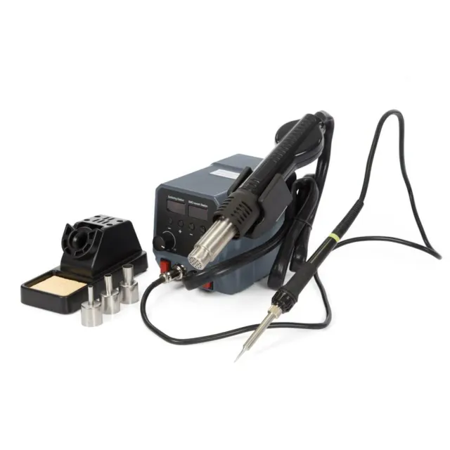 Velleman station soudage 2-en-1 fer 60 W air chaud 300 W SMD