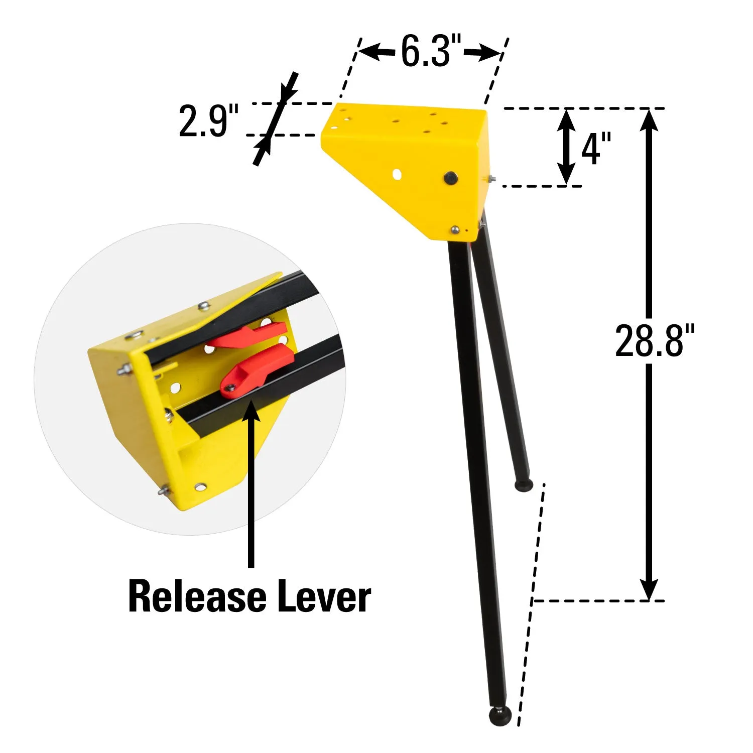 Strong Hand DIY Sawhorse Kit Adjustable Heavy Duty Legs pieds réglables TFSH48