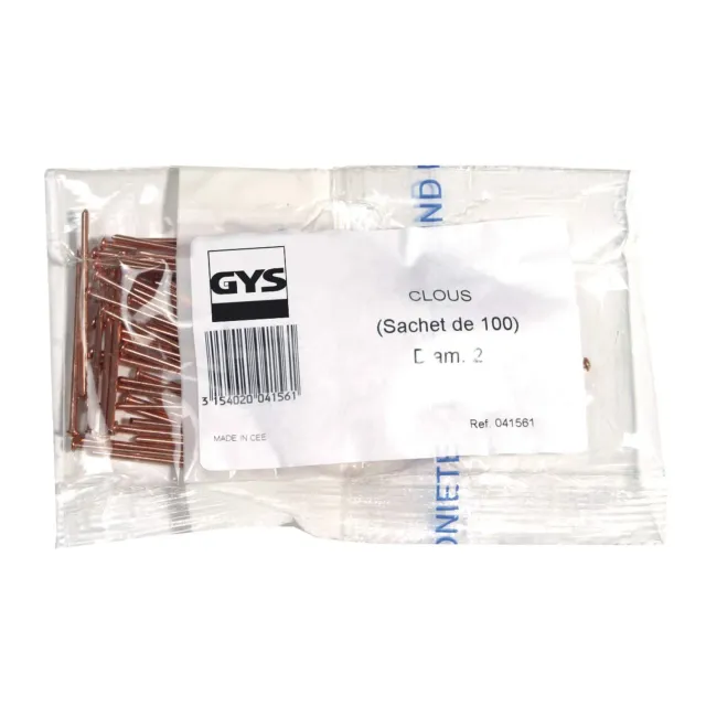 GYS clous de soudage MIG Ø 2 mm lot de 100