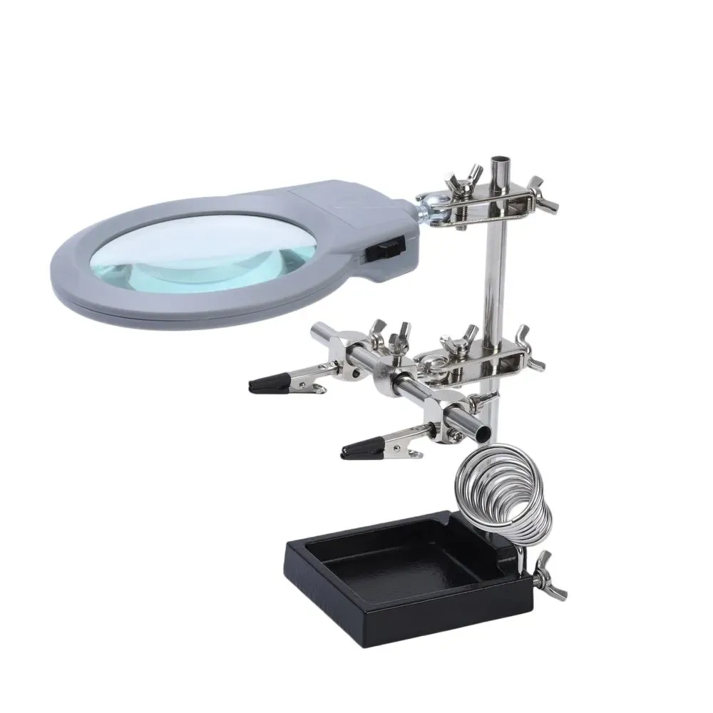 Zhongdi ZD-10M loupe de soudage avec pinces et éclairage LED