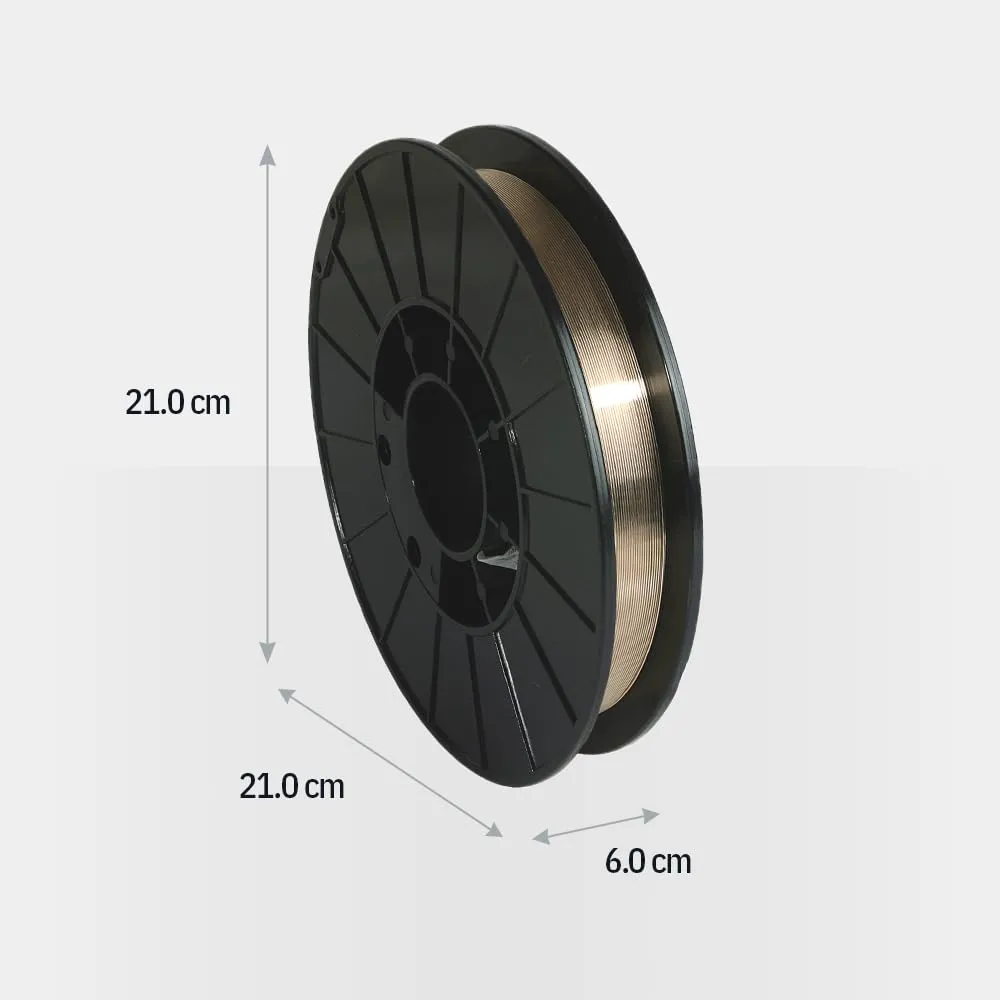 GYS CuAl8 fil de brasage MIG 0,8 mm, 2 kg S200 cuivre-aluminium