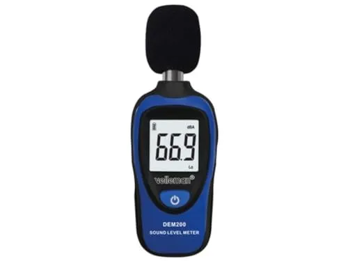 Velleman sonomètre numérique 30-130 dB LCD compact
