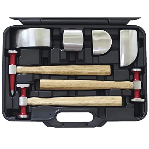 GYS Coffret marteaux et tas de débosselage lots de 3 et 4